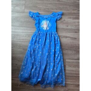 Disney Frozen Elsa girls pj gown size 8